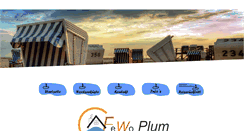 Desktop Screenshot of fewo-plum.com